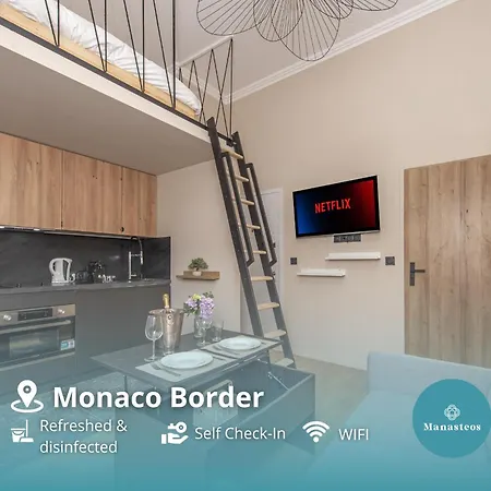 شقة 5mn Monaco - Coquet Avec Coin Nuit - Dq بوزولي